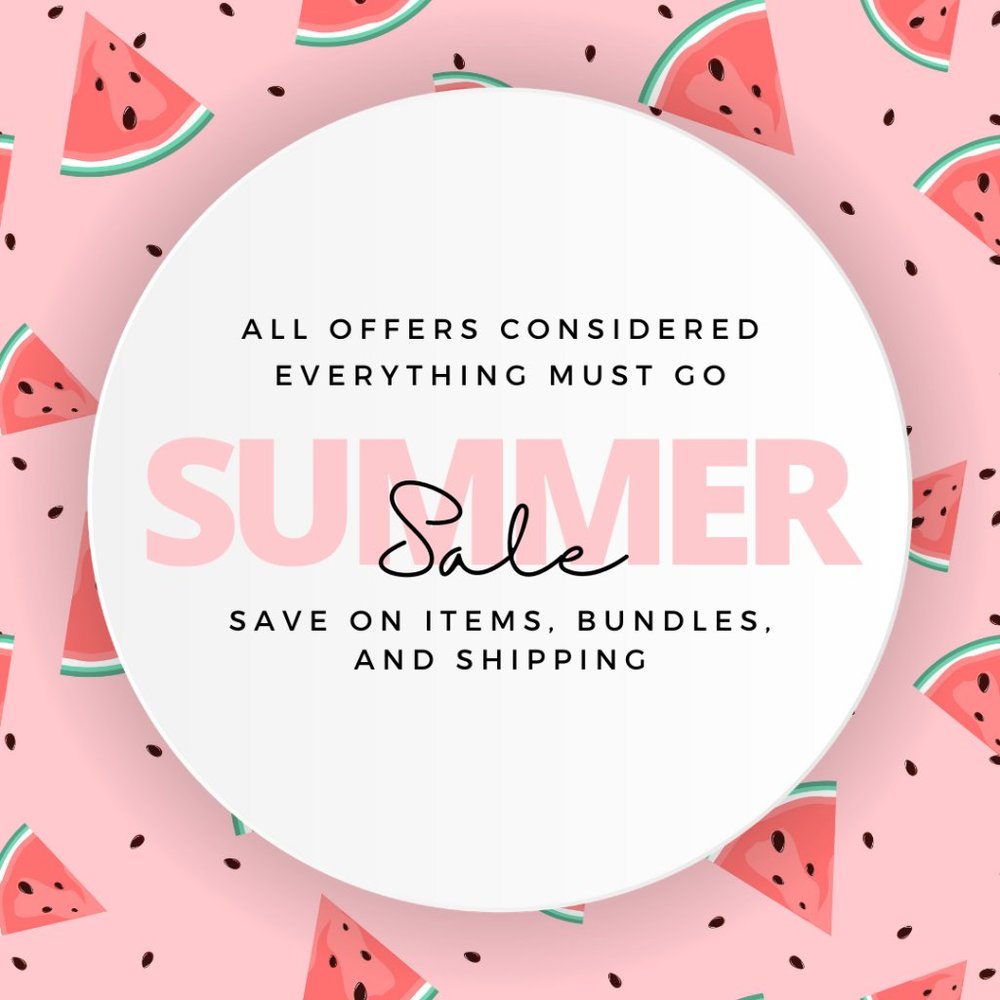 SUMMER SALE!!!